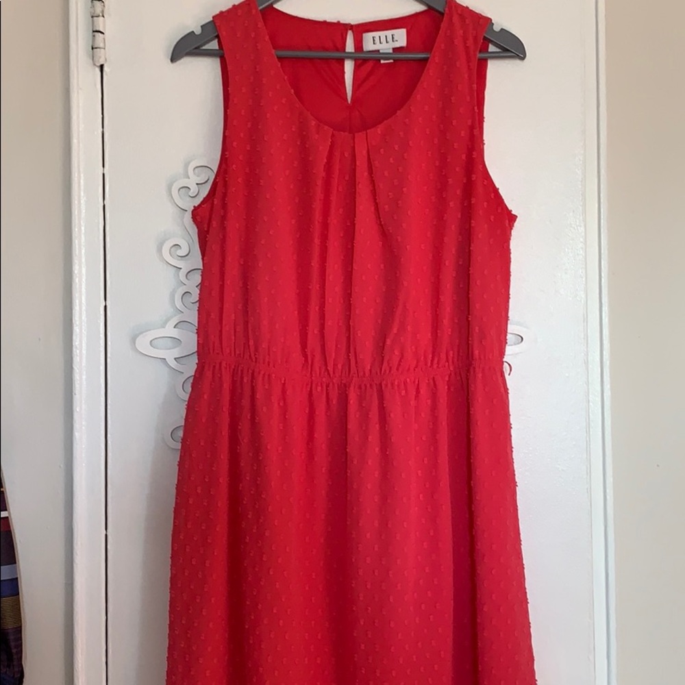 Pink overlay dress